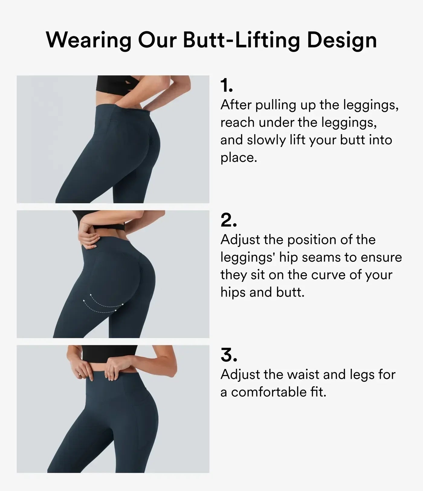 Halara UltraSculpt™ SoCinched High-Waist Tummy Control Butt-Lifting Leggings with Pockets