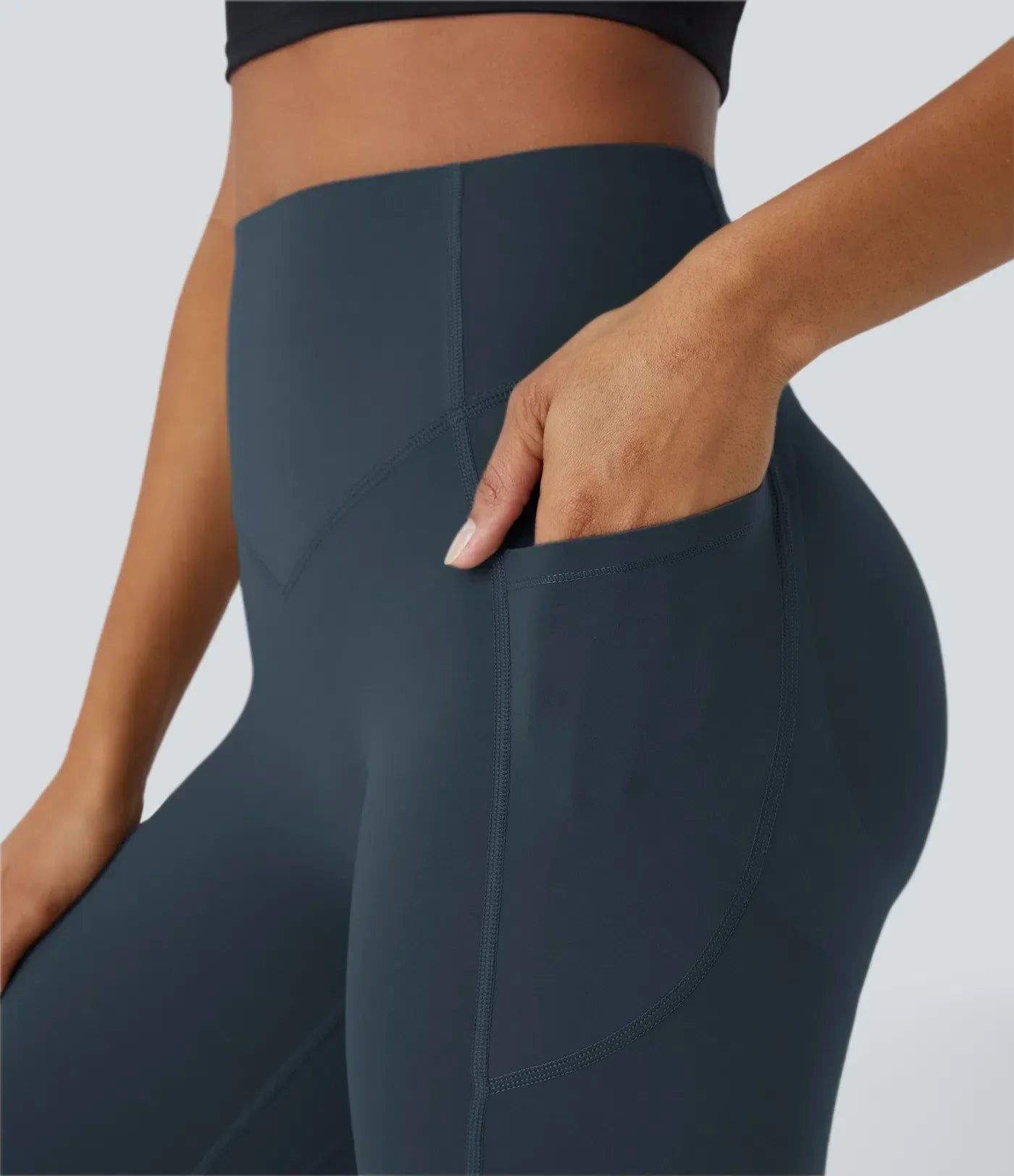 Halara UltraSculpt™ SoCinched High-Waist Tummy Control Butt-Lifting Leggings with Pockets