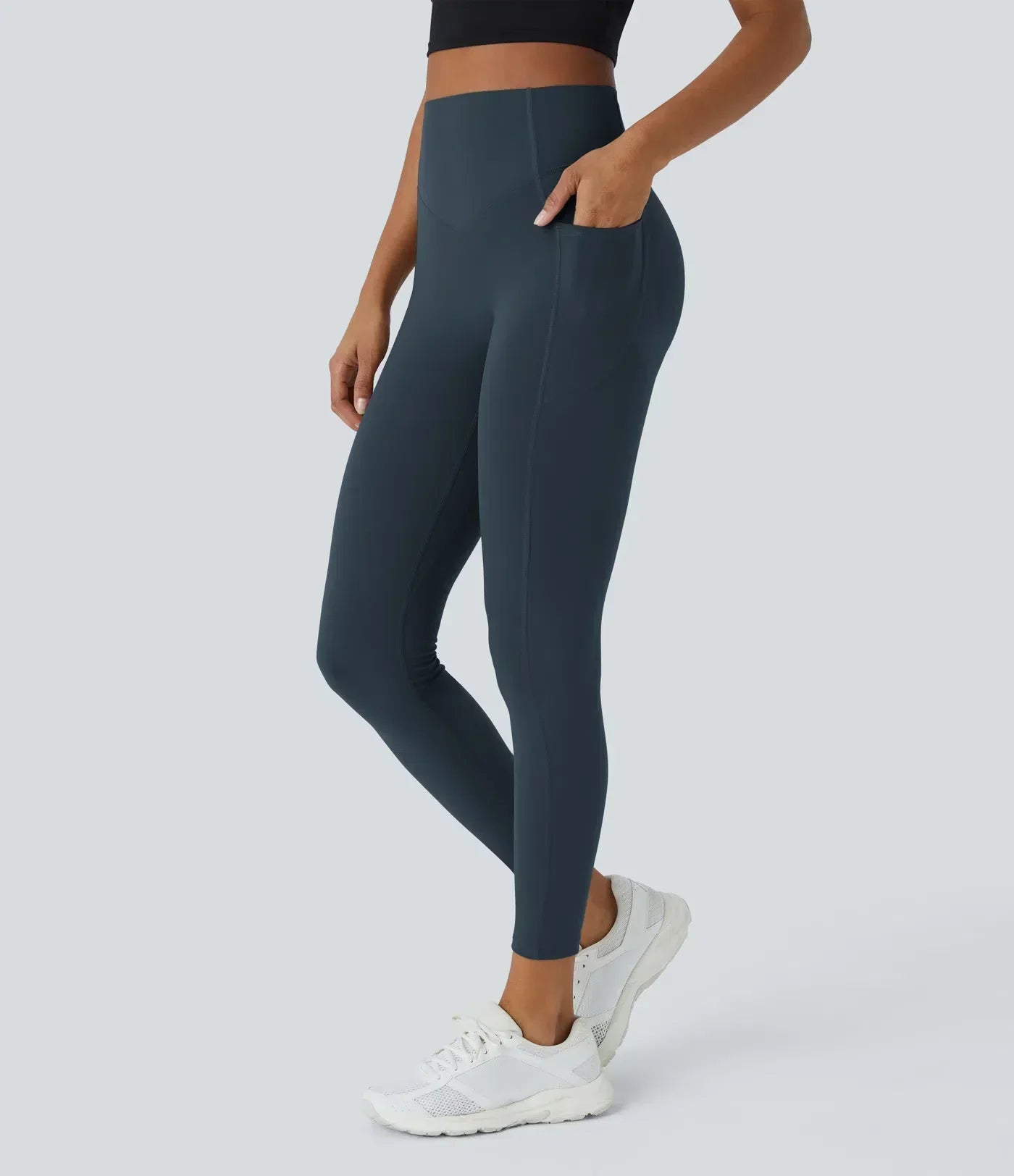 Halara UltraSculpt™ SoCinched High-Waist Tummy Control Butt-Lifting Leggings with Pockets