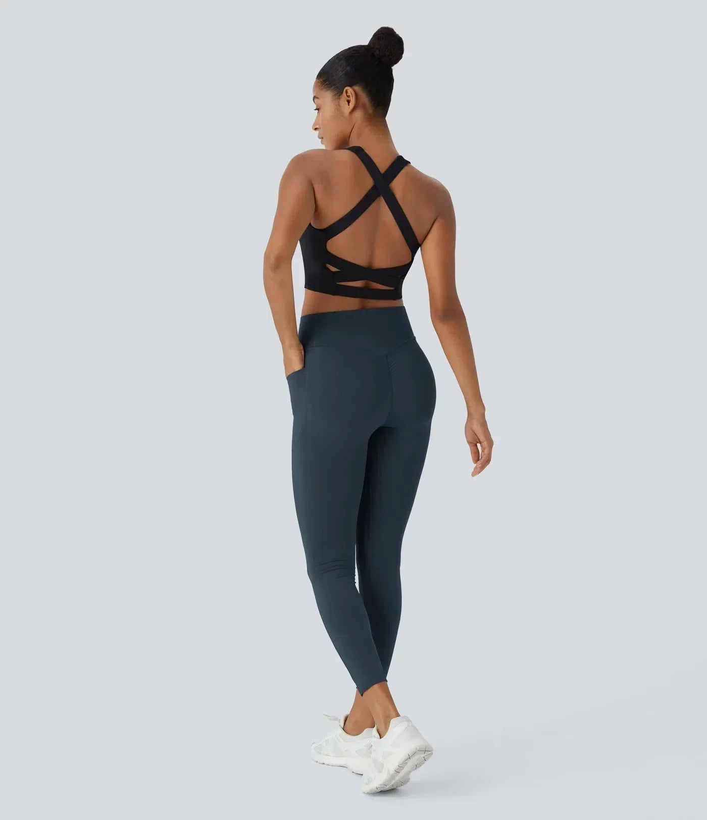 Halara UltraSculpt™ SoCinched High-Waist Tummy Control Butt-Lifting Leggings with Pockets