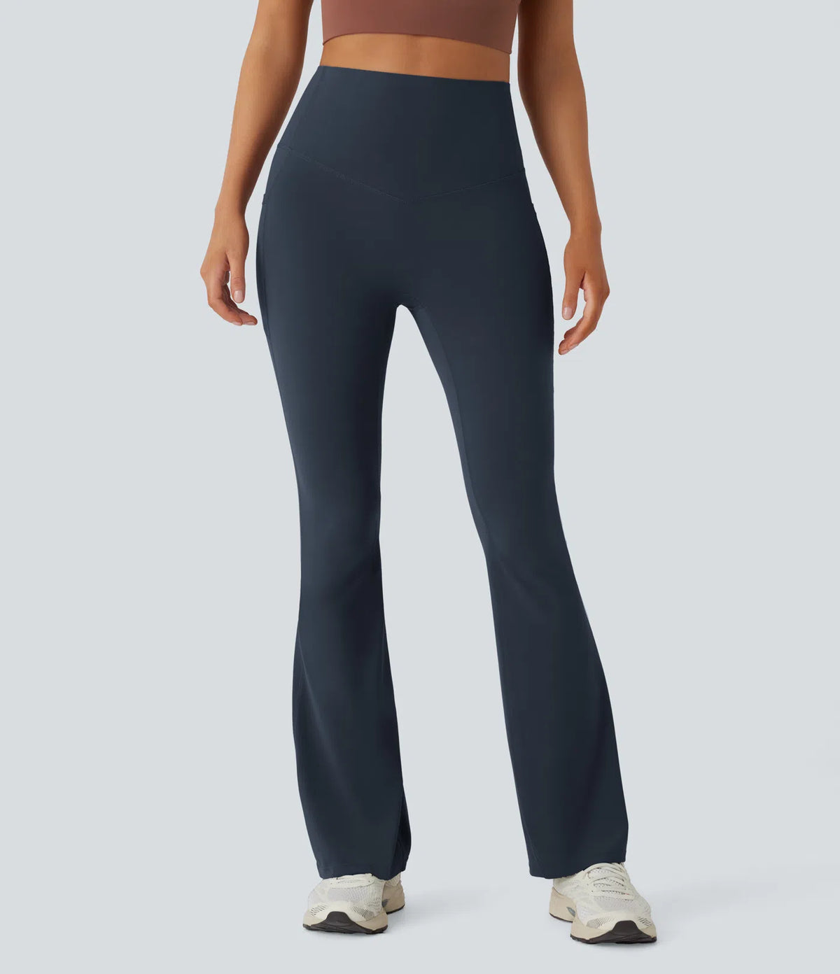UltraSculpt™ High-Waisted Tummy Control Bootcut Leggings with Pockets